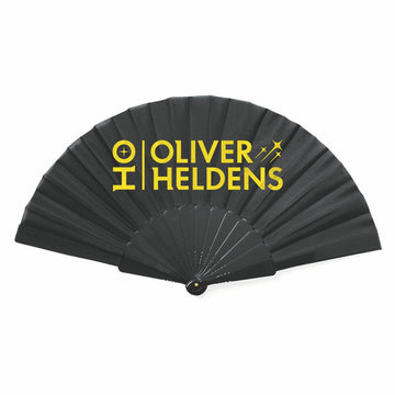 Oliver Heldens Black & Yellow Hand Fan