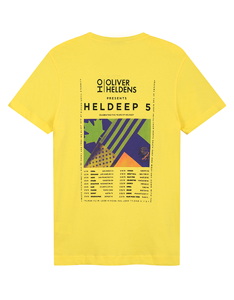 Oliver Heldens Heldeep Tour Tee Back