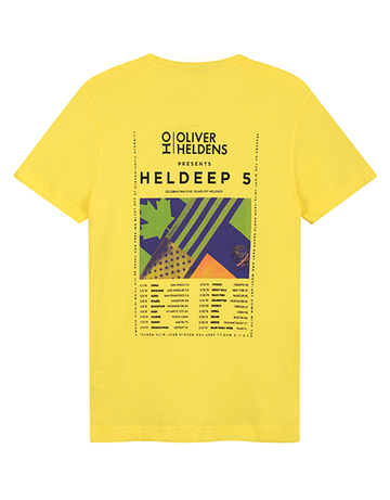 Oliver Heldens Heldeep Tour Tee Back